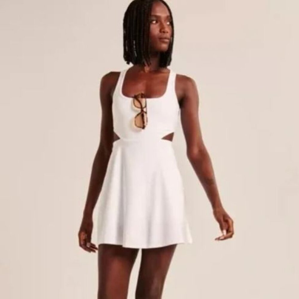 Abercrombie side Cut Out Traveler Mini Tennis dress